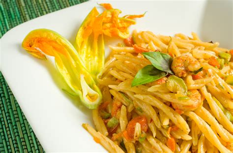 pasta fiori di zucca